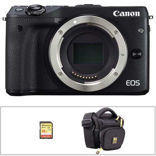 Canon EOS M3 Mirrorless Digital Camera with 18-55mm Lens and, Canon, EOS, M3, Mirrorless, Digital, Camera, with, 18-55mm, Lens,