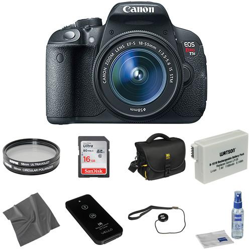 Canon EOS Rebel T5i DSLR Camera with 18-55mm and 55-250mm, Canon, EOS, Rebel, T5i, DSLR, Camera, with, 18-55mm, 55-250mm,