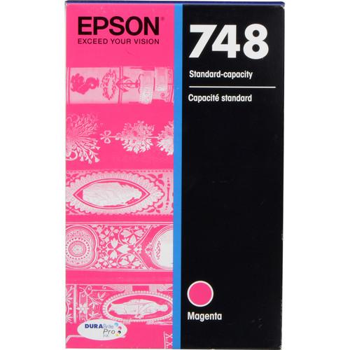 Epson 748 Standard-Capacity Black Ink Cartridge T748120, Epson, 748, Standard-Capacity, Black, Ink, Cartridge, T748120,