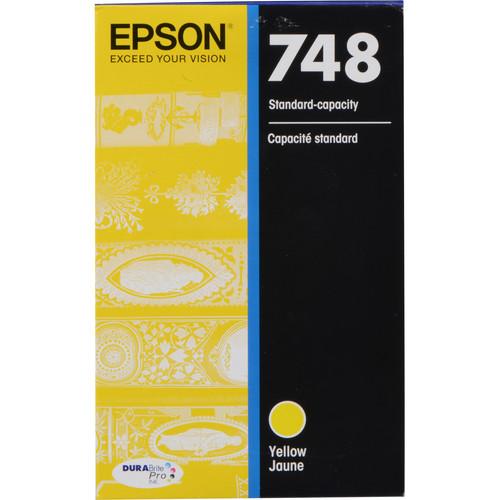 Epson 748 Standard-Capacity Cyan Ink Cartridge T748220, Epson, 748, Standard-Capacity, Cyan, Ink, Cartridge, T748220,