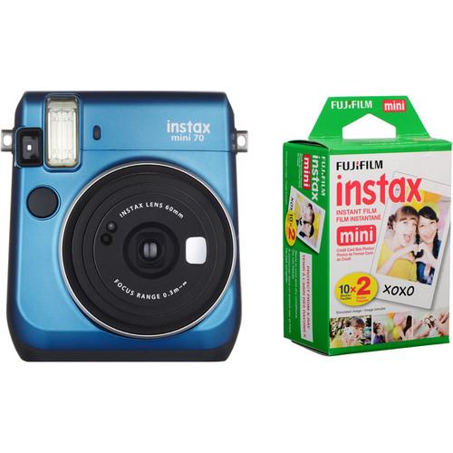 Fujifilm instax mini 70 Instant Film Camera Kit with 20 Sheets, Fujifilm, instax, mini, 70, Instant, Film, Camera, Kit, with, 20, Sheets