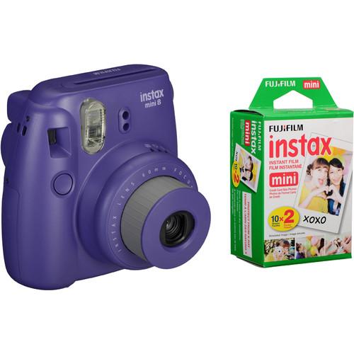 Fujifilm instax mini 8 Instant Film Camera with Twin Pack of, Fujifilm, instax, mini, 8, Instant, Film, Camera, with, Twin, Pack, of,