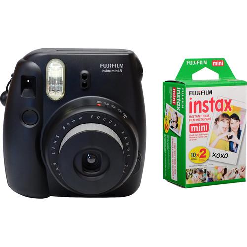 Fujifilm instax mini 8 Instant Film Camera with Twin Pack of