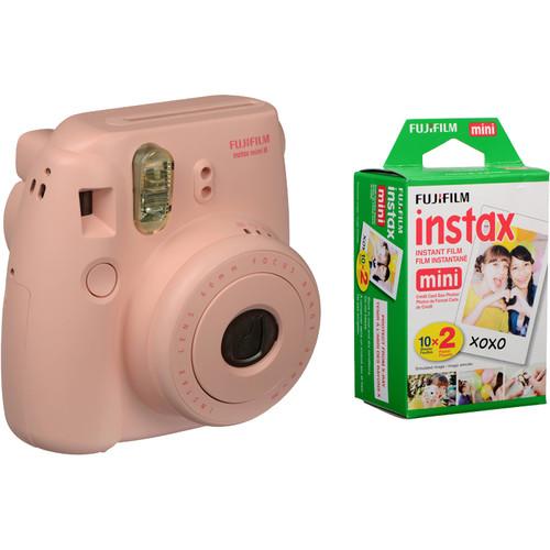 Fujifilm instax mini 8 Instant Film Camera with Twin Pack of