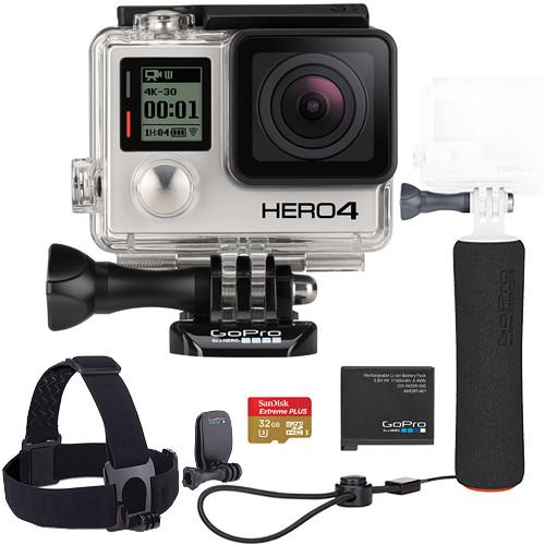 GoPro  HERO4 Black Beginners Kit, GoPro, HERO4, Black, Beginners, Kit, Video