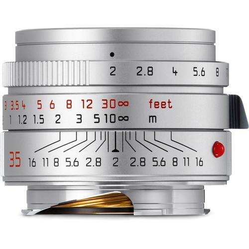 Leica Summicron-M 35mm f/2 ASPH Lens (Silver) 11674, Leica, Summicron-M, 35mm, f/2, ASPH, Lens, Silver, 11674,