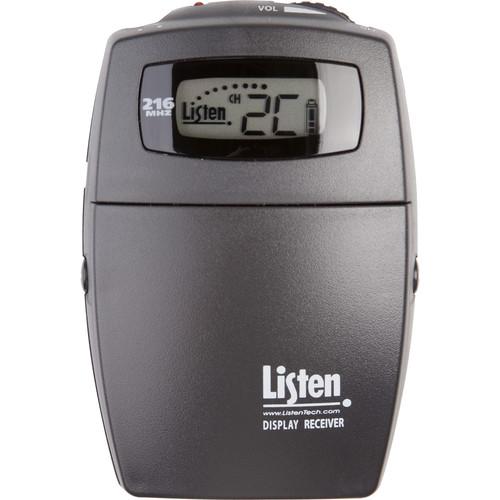 Listen Technologies Portable Display RF Receiver LR-400-216, Listen, Technologies, Portable, Display, RF, Receiver, LR-400-216,