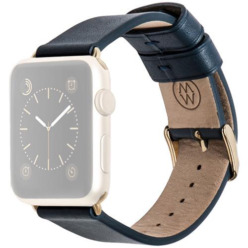 MONOWEAR Beige Leather Band for 42mm Apple Watch MWLTBE22MTYG