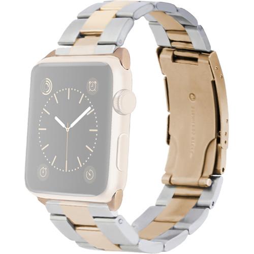 MONOWEAR Yellow Gold Metal Band for 42mm Apple MWMLYG22MTYG