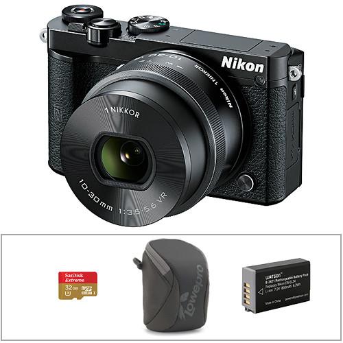 Nikon 1 J5 Mirrorless Digital Camera with 10-30mm Lens and