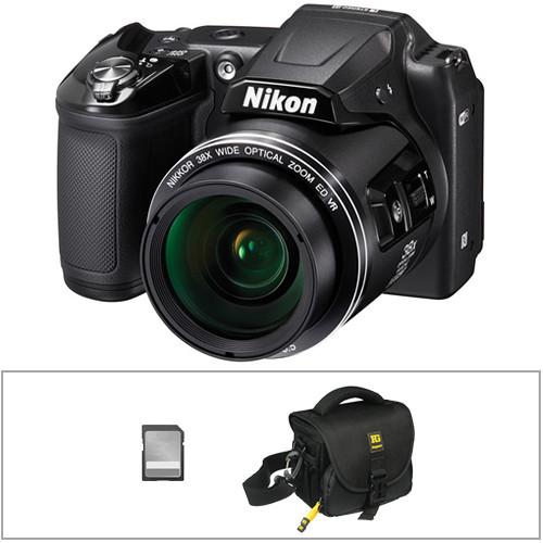 Nikon COOLPIX L840 Digital Camera with Accessories Kit (Red)