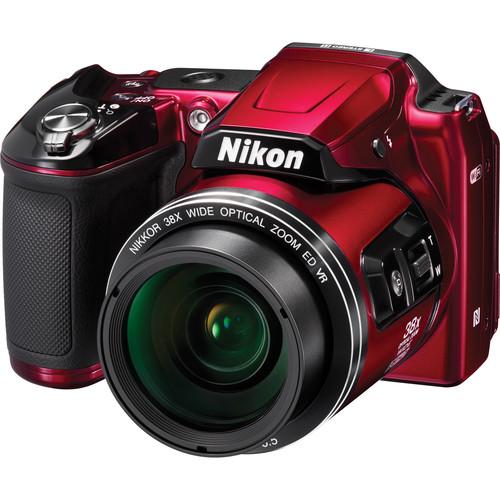 Nikon COOLPIX L840 Digital Camera with Accessories Kit (Red)