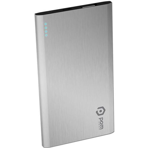 POM GEAR Matrix Flat Metal 2500mAh Power Bank (Black)
