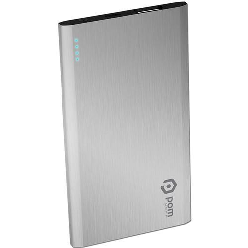 POM GEAR Matrix Flat Metal 2500mAh Power Bank P2G-5011CHR, POM, GEAR, Matrix, Flat, Metal, 2500mAh, Power, Bank, P2G-5011CHR,