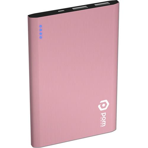 POM GEAR Matrix Flat Metal 2500mAh Power Bank (Pink) P2G-5011PNK, POM, GEAR, Matrix, Flat, Metal, 2500mAh, Power, Bank, Pink, P2G-5011PNK