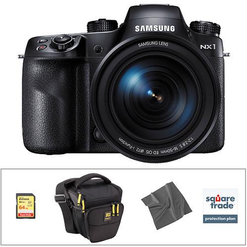 Samsung NX1 Mirrorless Digital Camera Body Deluxe Kit, Samsung, NX1, Mirrorless, Digital, Camera, Body, Deluxe, Kit,