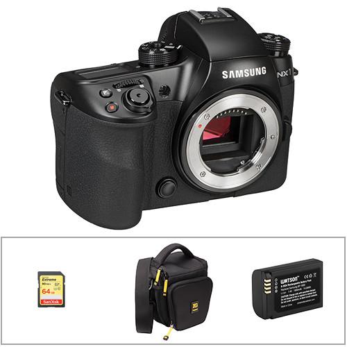 Samsung NX1 Mirrorless Digital Camera Body Deluxe Kit, Samsung, NX1, Mirrorless, Digital, Camera, Body, Deluxe, Kit,