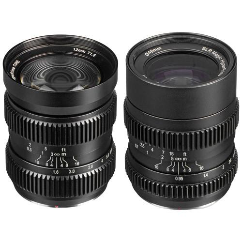 SLR Magic 12mm T1.6 Cine and 25mm T0.95 HyperPrime Cine II Lens, SLR, Magic, 12mm, T1.6, Cine, 25mm, T0.95, HyperPrime, Cine, II, Lens