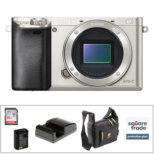 Sony Alpha a6000 Mirrorless Digital Camera with 16-50mm and