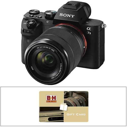 Sony Alpha a7 II Mirrorless Digital Camera with 28-70mm Lens