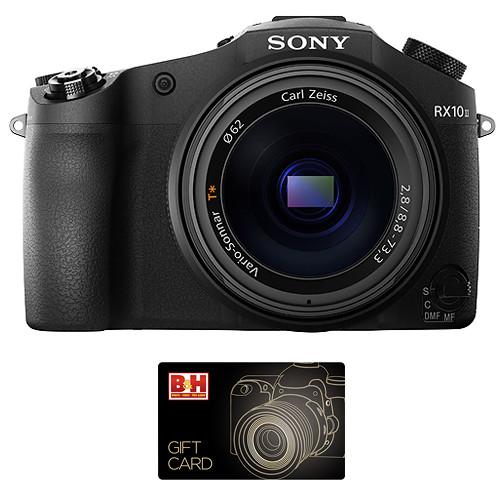 Sony Cyber-shot DSC-RX10 II Digital Camera and Microphone Kit, Sony, Cyber-shot, DSC-RX10, II, Digital, Camera, Microphone, Kit