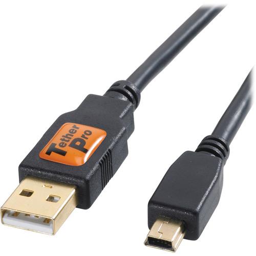 Tether Tools TetherPro USB 2.0 Type-A to 5-Pin Mini-USB CU5402, Tether, Tools, TetherPro, USB, 2.0, Type-A, to, 5-Pin, Mini-USB, CU5402