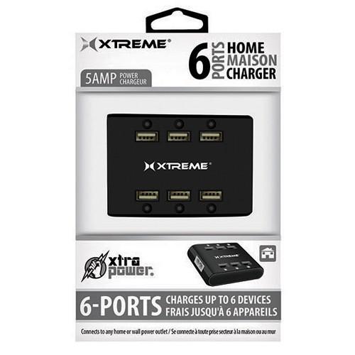 Xtreme Cables  6-Port USB Charger (Blue) 81264