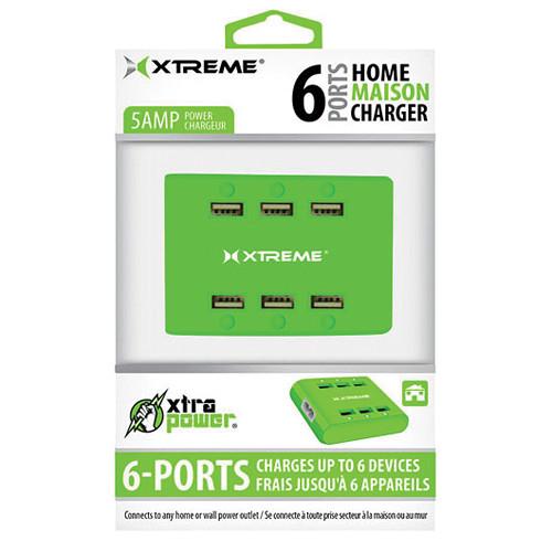 Xtreme Cables  6-Port USB Charger (Blue) 81264