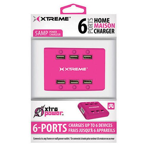 Xtreme Cables  6-Port USB Charger (Blue) 81264