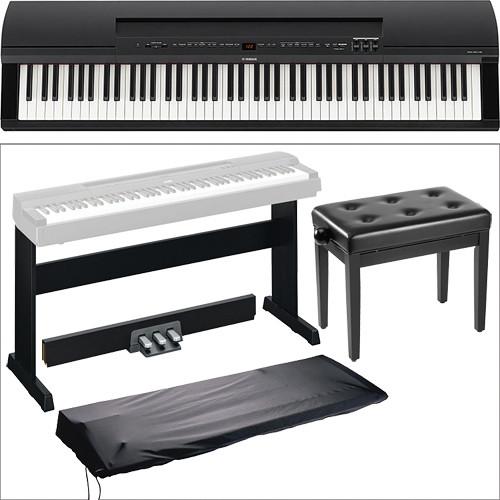 Yamaha  P-255 Home Studio Bundle (Black)