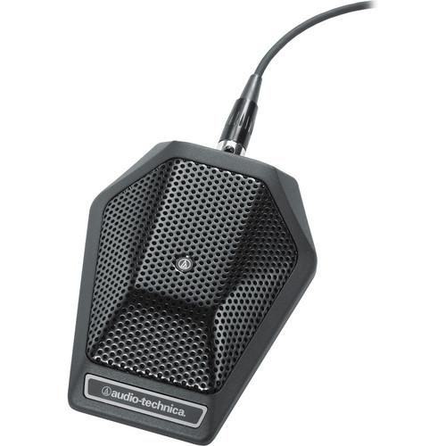 Audio-Technica U851R Cardioid Boundary Microphone (Black) U851R, Audio-Technica, U851R, Cardioid, Boundary, Microphone, Black, U851R