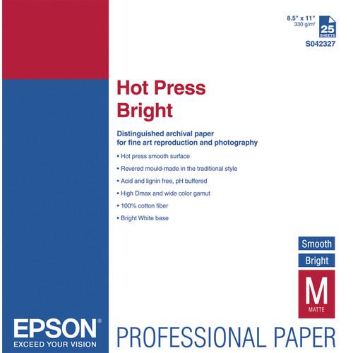 Epson Hot Press Natural Smooth Matte Paper S042317, Epson, Hot, Press, Natural, Smooth, Matte, Paper, S042317,