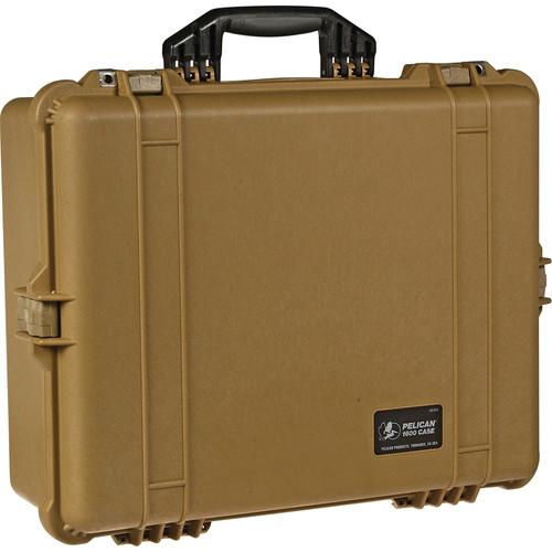 Pelican 1600 Case without Foam (Yellow) 1600-001-240