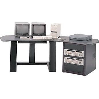 Winsted E4519 Single Pedestal Digital Desk (Black) E4519