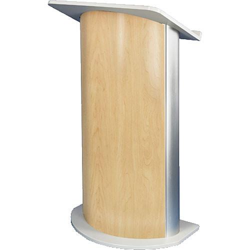 AmpliVox Sound Systems SN3145 Curved Color Panel Lectern SN3145
