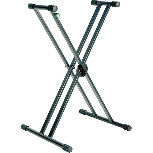 K&M 18993 Rick 20 X-Style Keyboard Stand (Silver) 18993-000-78, K&M, 18993, Rick, 20, X-Style, Keyboard, Stand, Silver, 18993-000-78