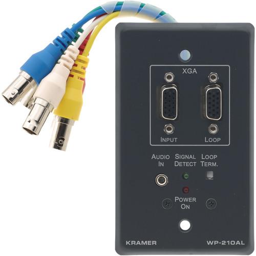 Kramer 15-pin HD, 3.5mm Stereo Audio Line Amp WP-210AL-GRAY