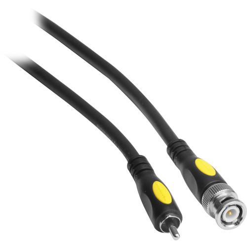 Pearstone BNC Male to RCA Male 75 Ohm Video Cable - 6' VRBC-106, Pearstone, BNC, Male, to, RCA, Male, 75, Ohm, Video, Cable, 6', VRBC-106