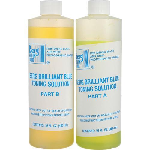 Berg Toner for Black & White Prints - Brilliant Blue BBTS128