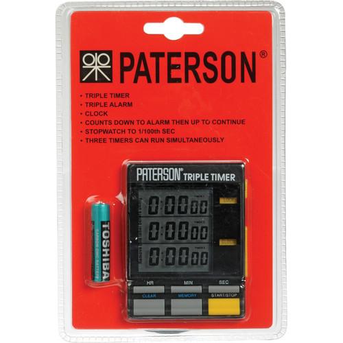 User manual Paterson Triple Darkroom Timer PTP800