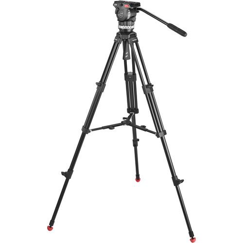 Sachtler Ace M Fluid Head with 2-Stage Aluminum Tripod 1001, Sachtler, Ace, M, Fluid, Head, with, 2-Stage, Aluminum, Tripod, 1001,