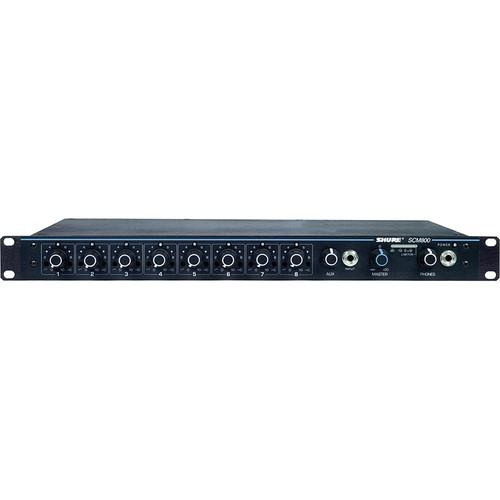 Shure  SCM800 8 Channel Microphone Mixer SCM800, Shure, SCM800, 8, Channel, Microphone, Mixer, SCM800, Video