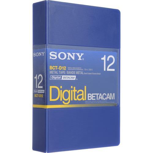 Sony BCT-D12 12 Minute Digital Betacam Cassette BCTD12/2, Sony, BCT-D12, 12, Minute, Digital, Betacam, Cassette, BCTD12/2,