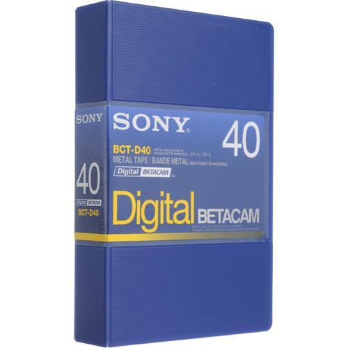 Sony BCT-D40 40 Minute Digital Betacam Cassette BCTD40/2, Sony, BCT-D40, 40, Minute, Digital, Betacam, Cassette, BCTD40/2,