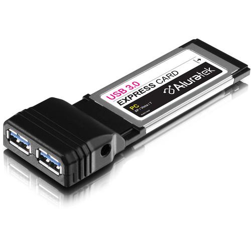 Aluratek 2-Port USB 3.0 SuperSpeed Express Card AUEC100F