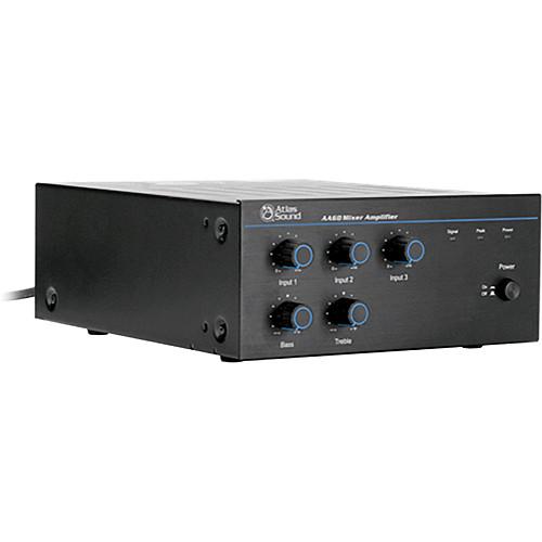 Atlas Sound  AA60 3-Channel Mixer Amplifier AA60, Atlas, Sound, AA60, 3-Channel, Mixer, Amplifier, AA60, Video