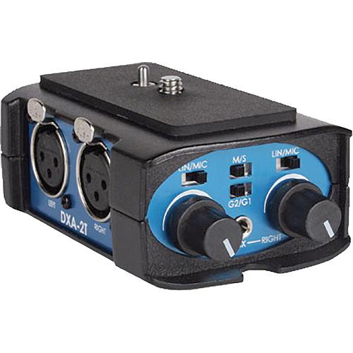 Beachtek DXA-2T Universal Compact Camcorder Audio Adapter DXA-2T