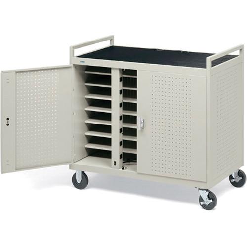 Bretford UL-Listed Laptop Computer Storage Cart LAP24EULFR-GM
