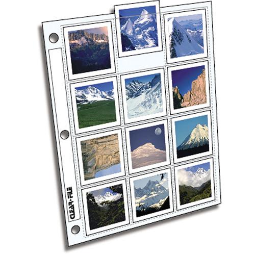 ClearFile Archival-Plus Slide Page, 6x6/6x7cm - 100 Pack 230100B