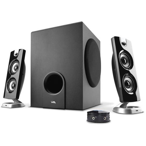 Cyber Acoustics CA-3602 3-Piece Flat Panel Subwoofer and CA-3602